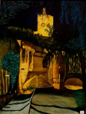 Pernes Les Fontaines de nuit